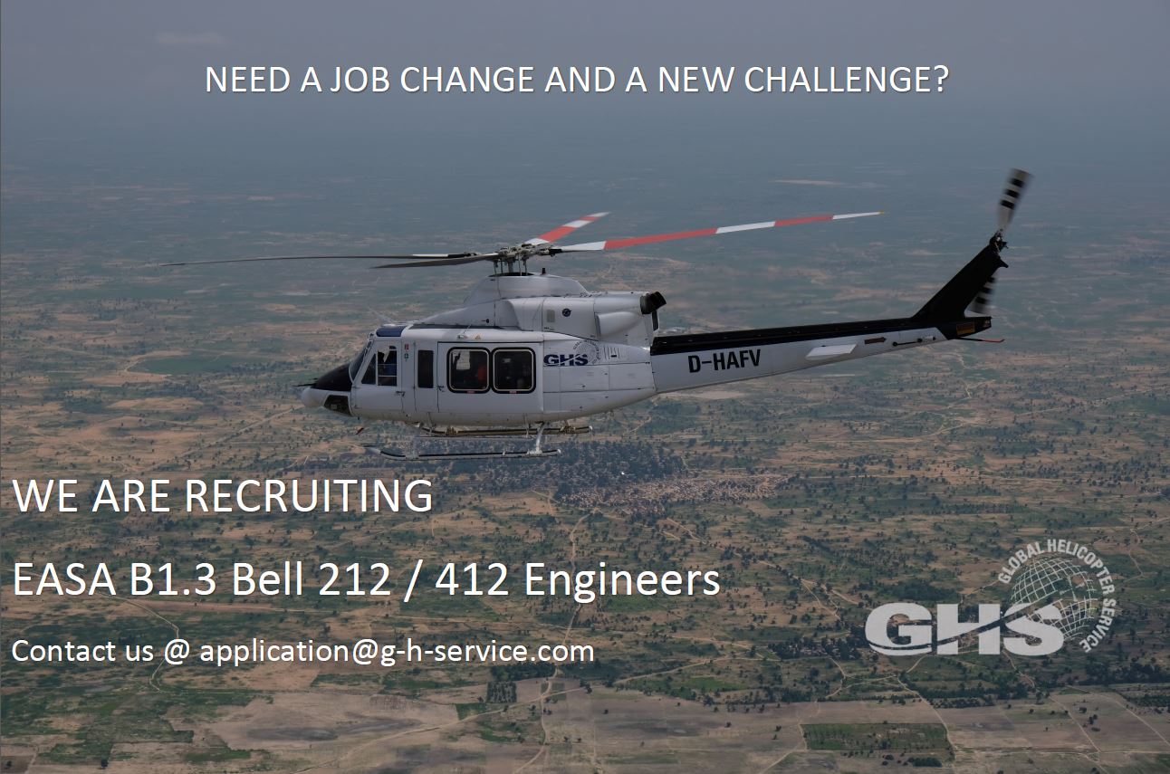 Job Offers Global Helicopter Service worldwide operator